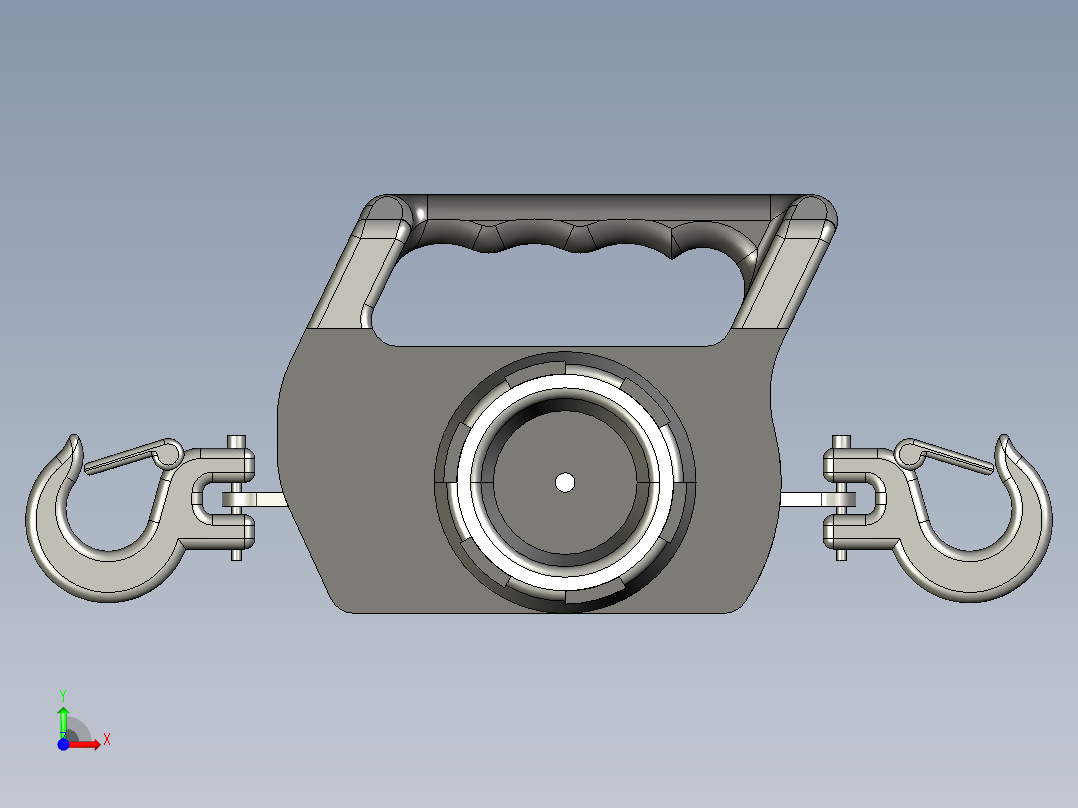 绞车 卷扬机 (26)前视图