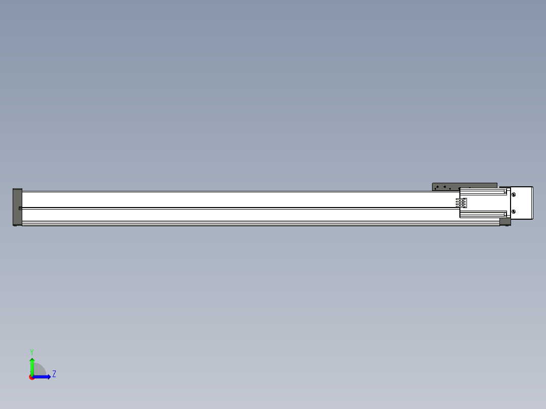 模组FSL80 E800 10C7-BR-B60左视图