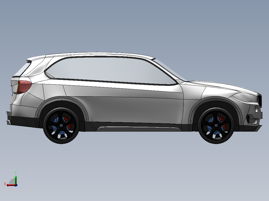2.宝马X5后视图