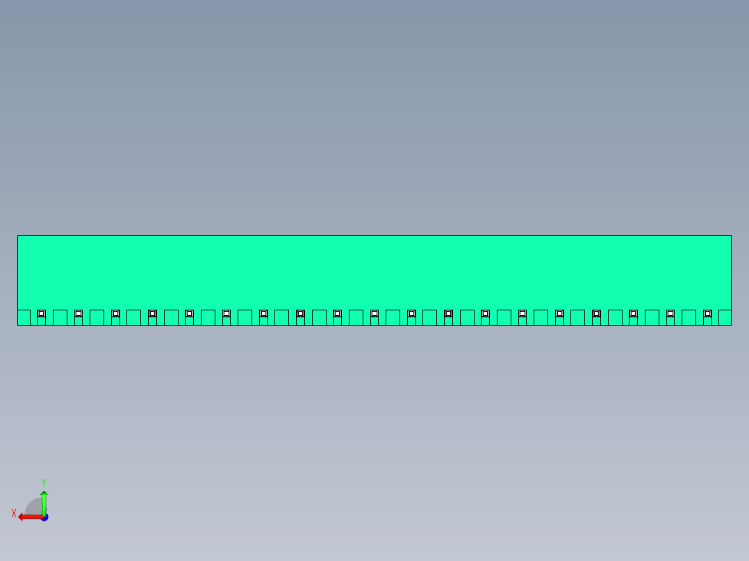 DEGSON 2EDG 系列 5.0mm 可插拔接线端子组-2EDGRC-5.0-19P-14-00AH后视图