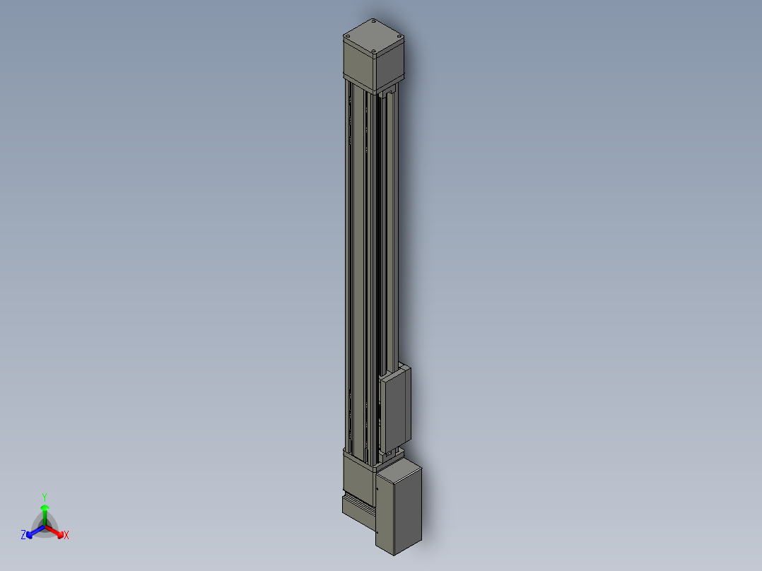 欧规系列-GB8-L96-S700-BR-P40-MS3正等轴测图