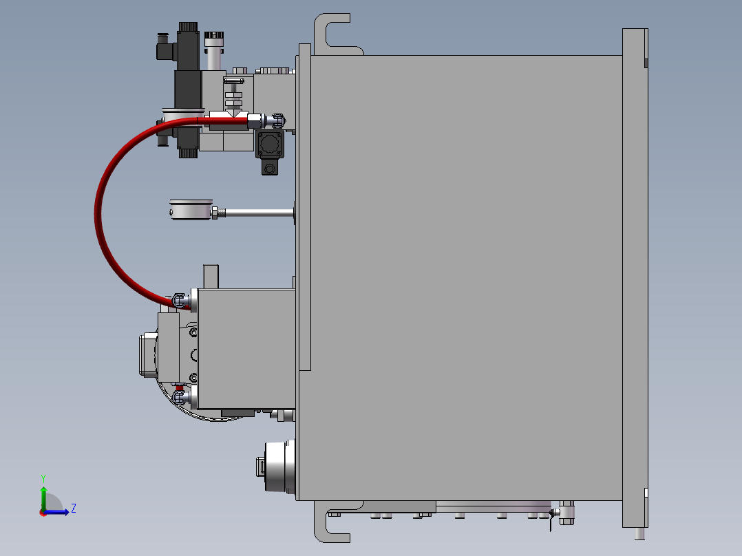 油源泵站系统611687左视图