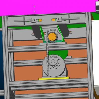 10米PVC输送线 3D模型