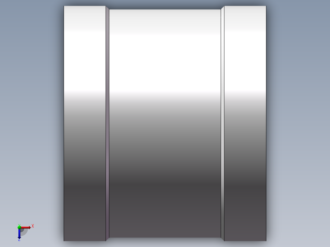 管箍-等径有边 DN50俯视图