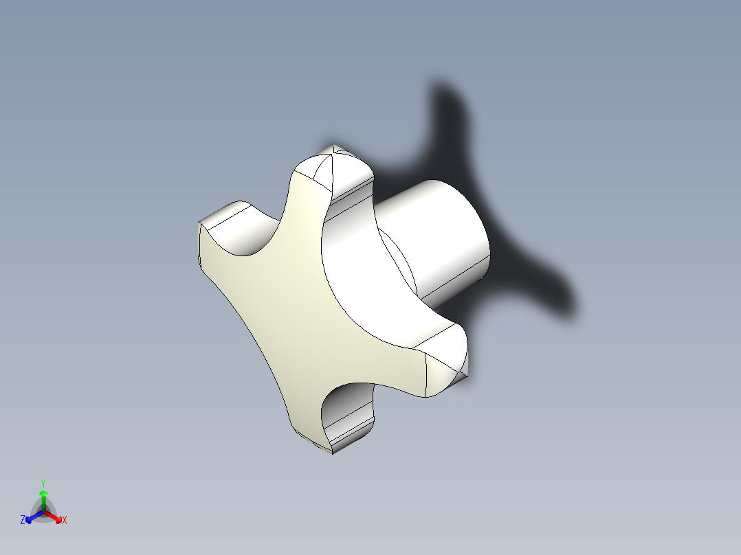 星型把手(鑄鋼)2462-3D多系列多零件图纸模型