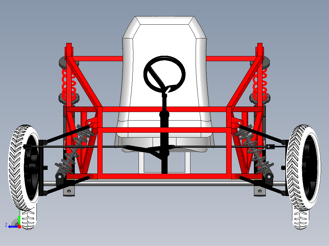 平行个人驱动混合车右视图