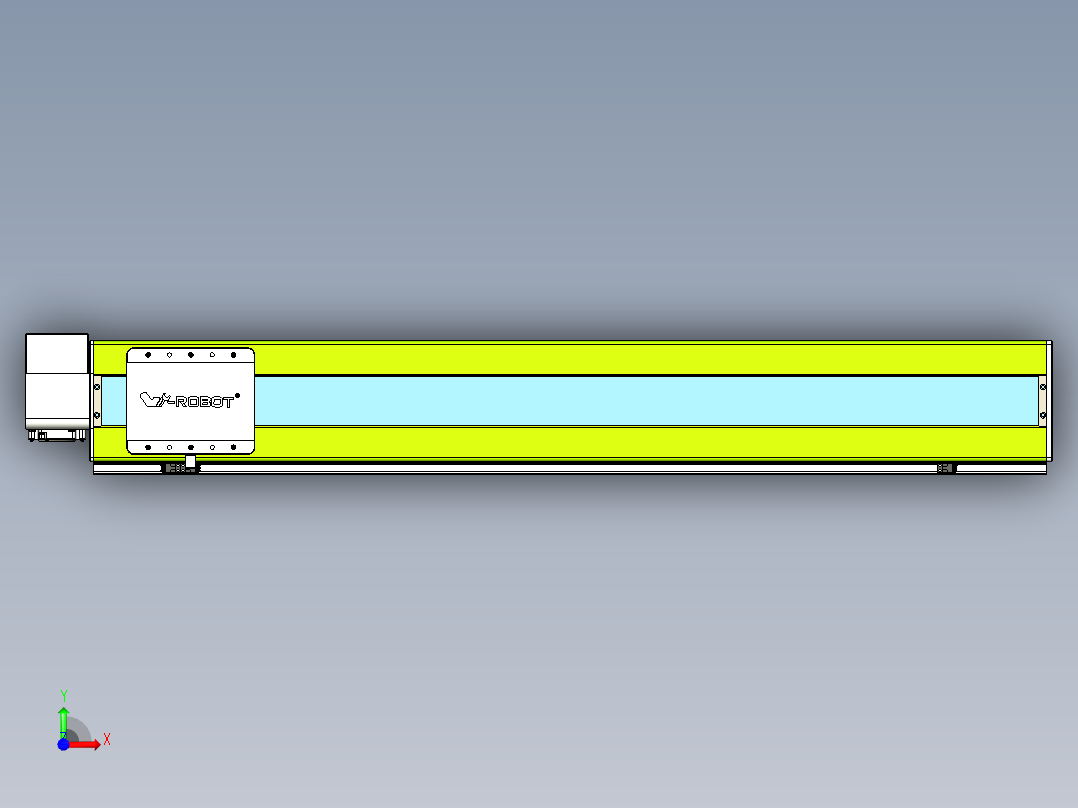 威洛博VBC同步带传动一无尘环境VBC17-L45-S1050-BRD-ZP75-C3前视图