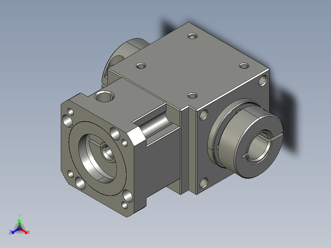 HRSK42-L1-(A)-K-P1-(5-25-22-3.4-F31)正等轴测图