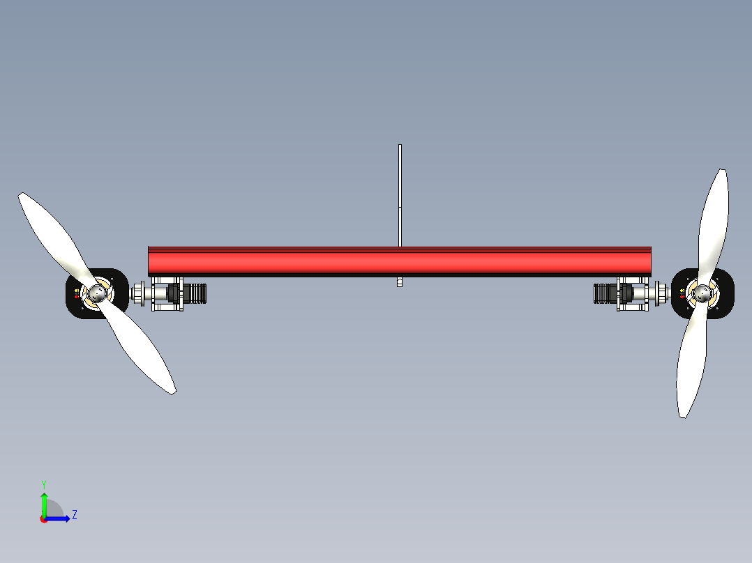 矢量RC飞机左视图