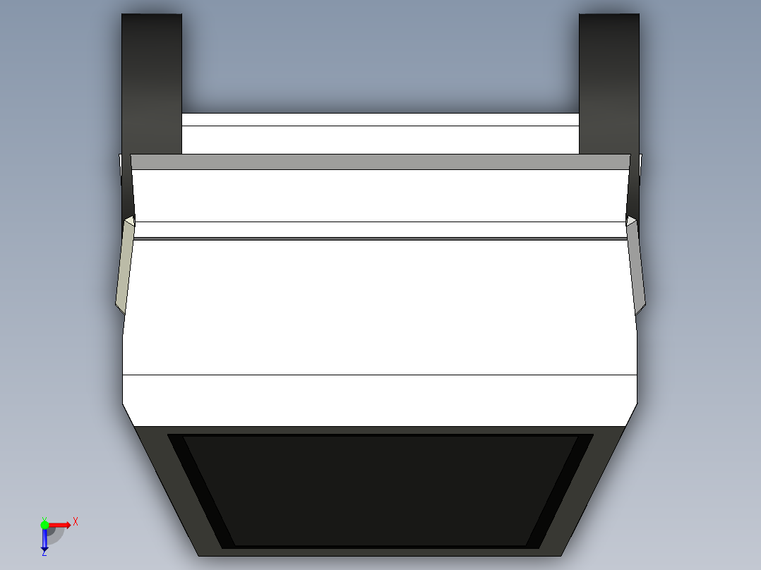 赛博卡车俯视图