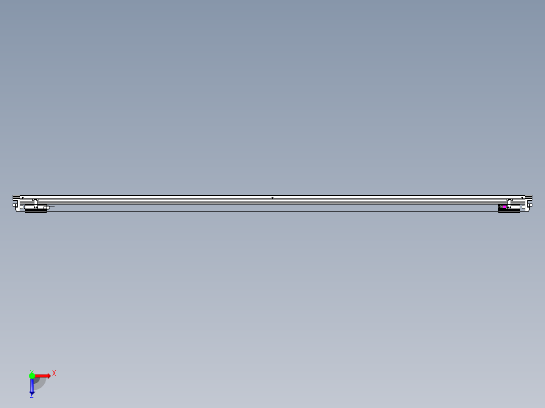 威洛博VL系列3d模型模组2VL17E1Y-S2250俯视图