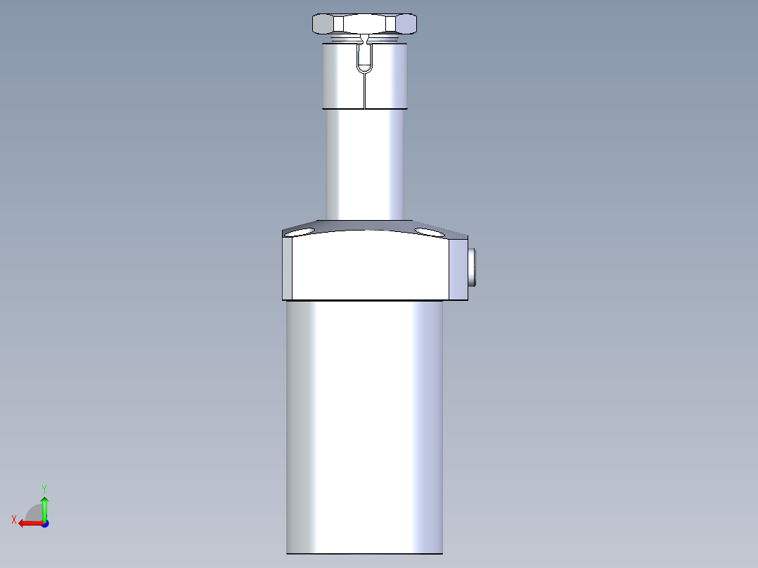 KOSMEKLHA0900-CL-Q45多系列多零件图纸模型后视图