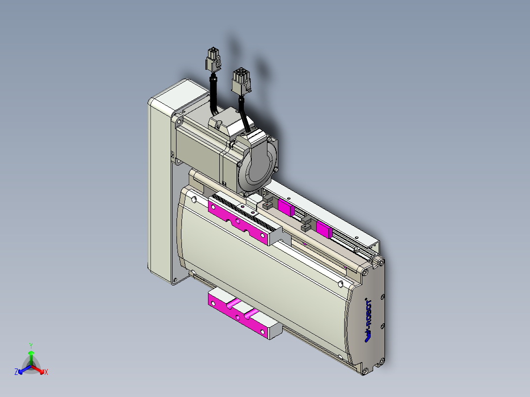 威洛博QF13-Lxx-C-S60-BR-ZP40-C3正等轴测图