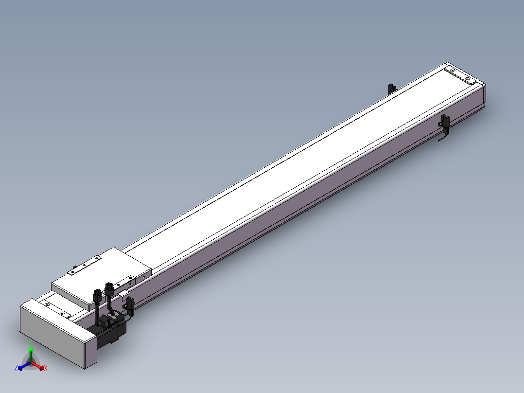 精密模组MC100-L05-850-BL-M10-C4正等轴测图