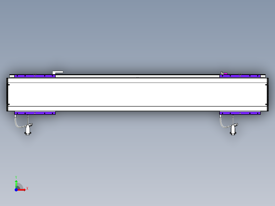威洛博VL系列直线电机模组-2VL17E3-S800前视图