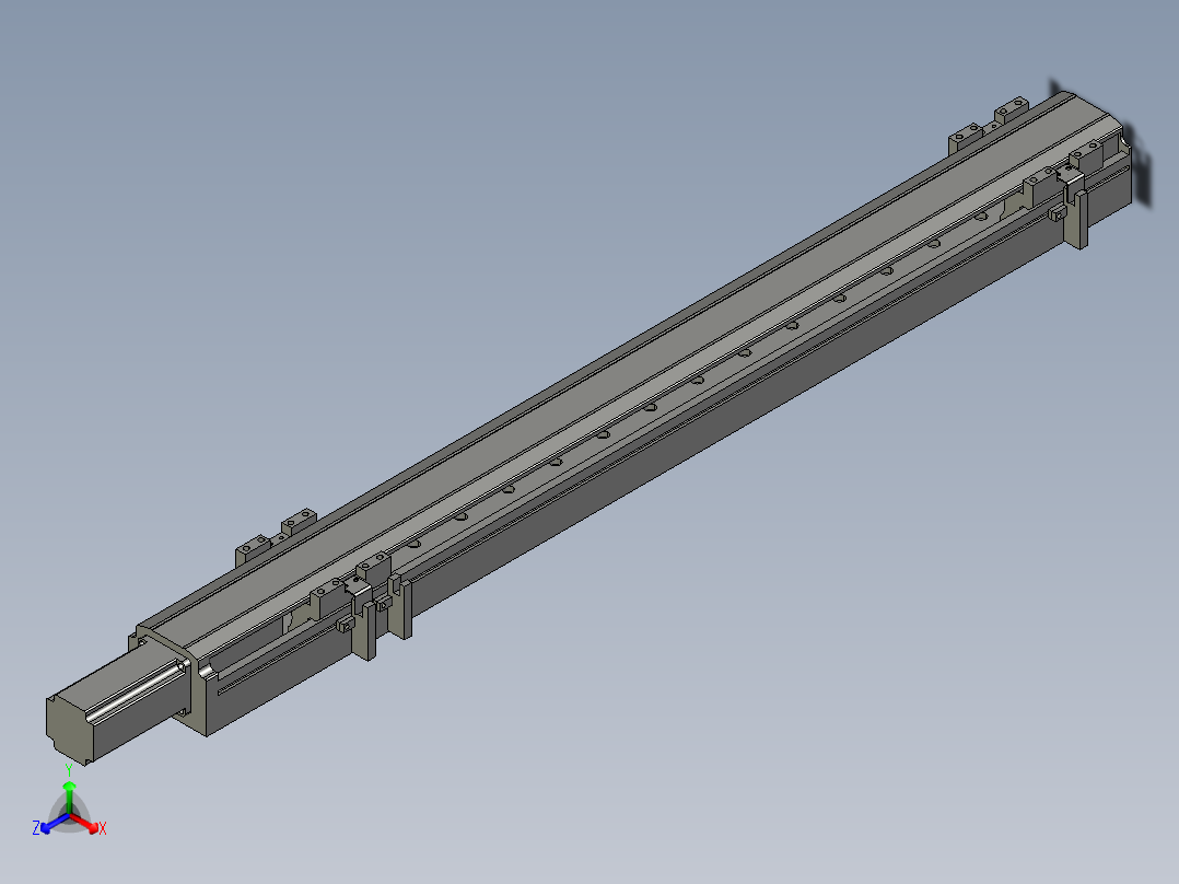 直线模组LHA6-S600-M-100W(16丝杆)设计图纸