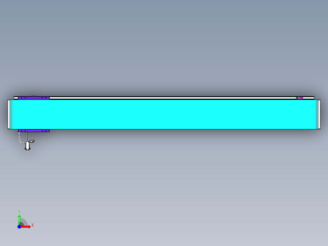 威洛博VL系列3d模型模组VL17E2Y-S1500前视图