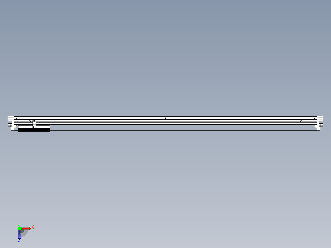 威洛博VL系列3d模型模组VL17E2Y-S1500俯视图