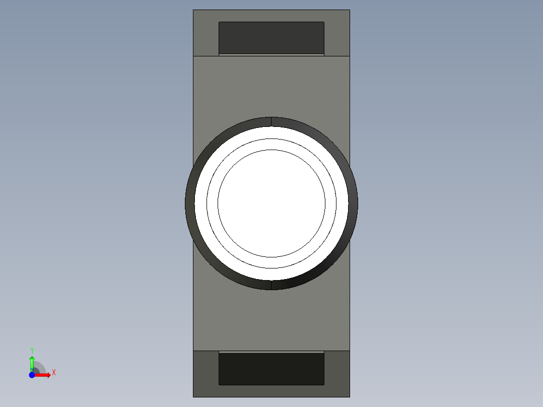 基恩士CA-CH3_5_10_R_kc图纸模型前视图