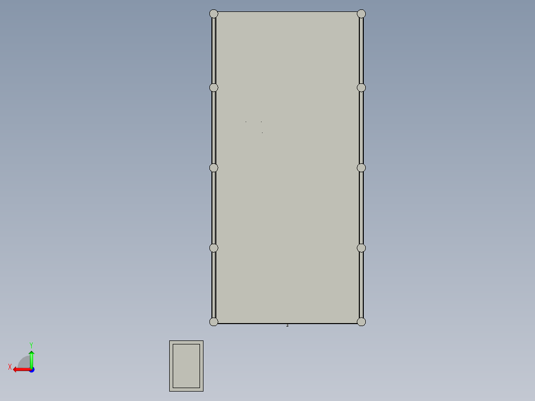 全自动浸油防锈机后视图