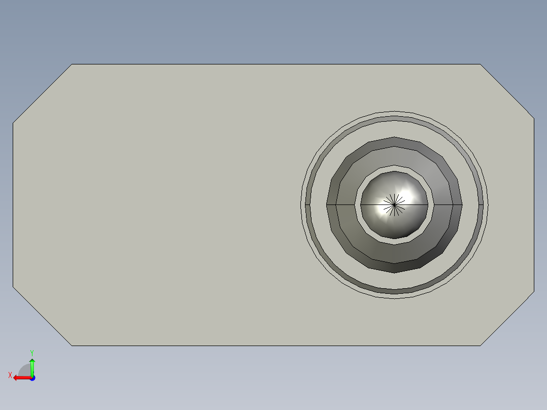 基恩士GT-H10L_kc图纸模型后视图