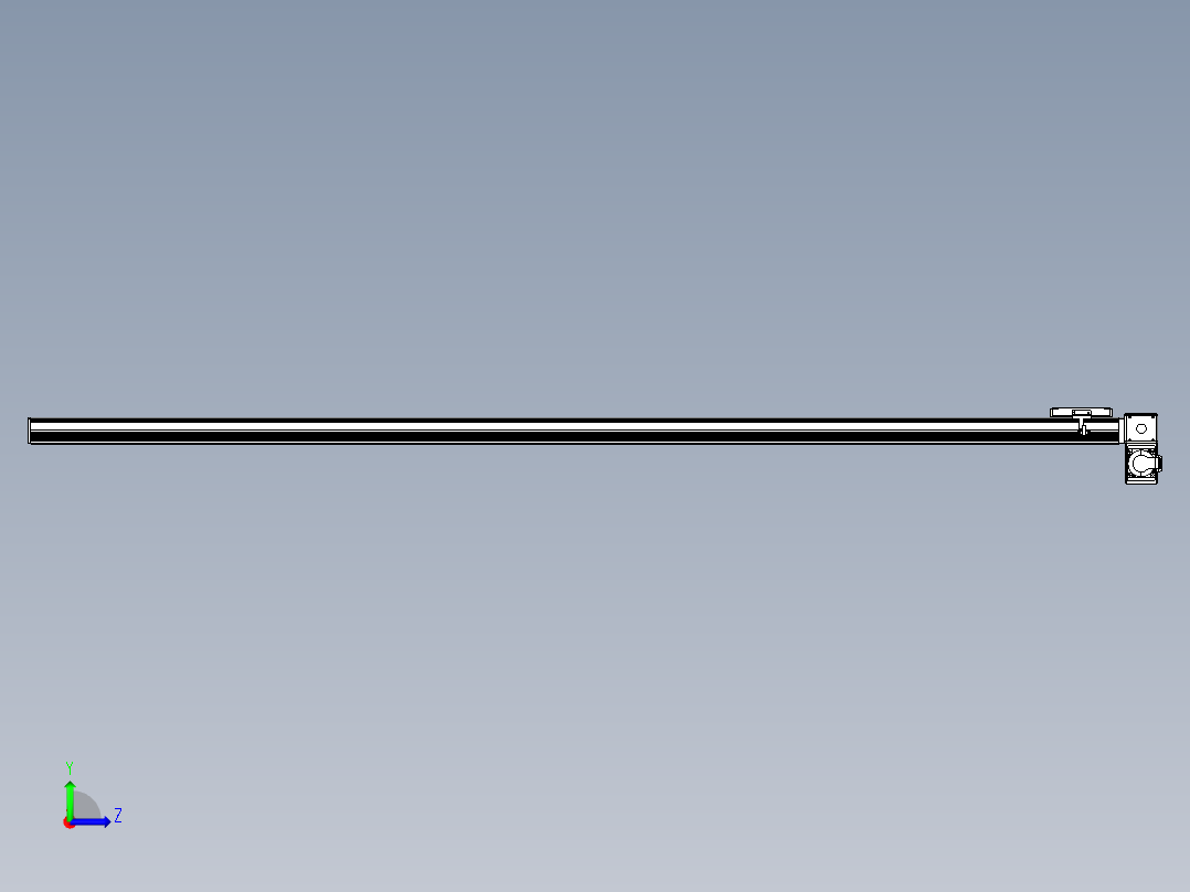 同步带全封闭直线模组TPA-HCB-105D-90-L2100-RP-C-P20-N3左视图