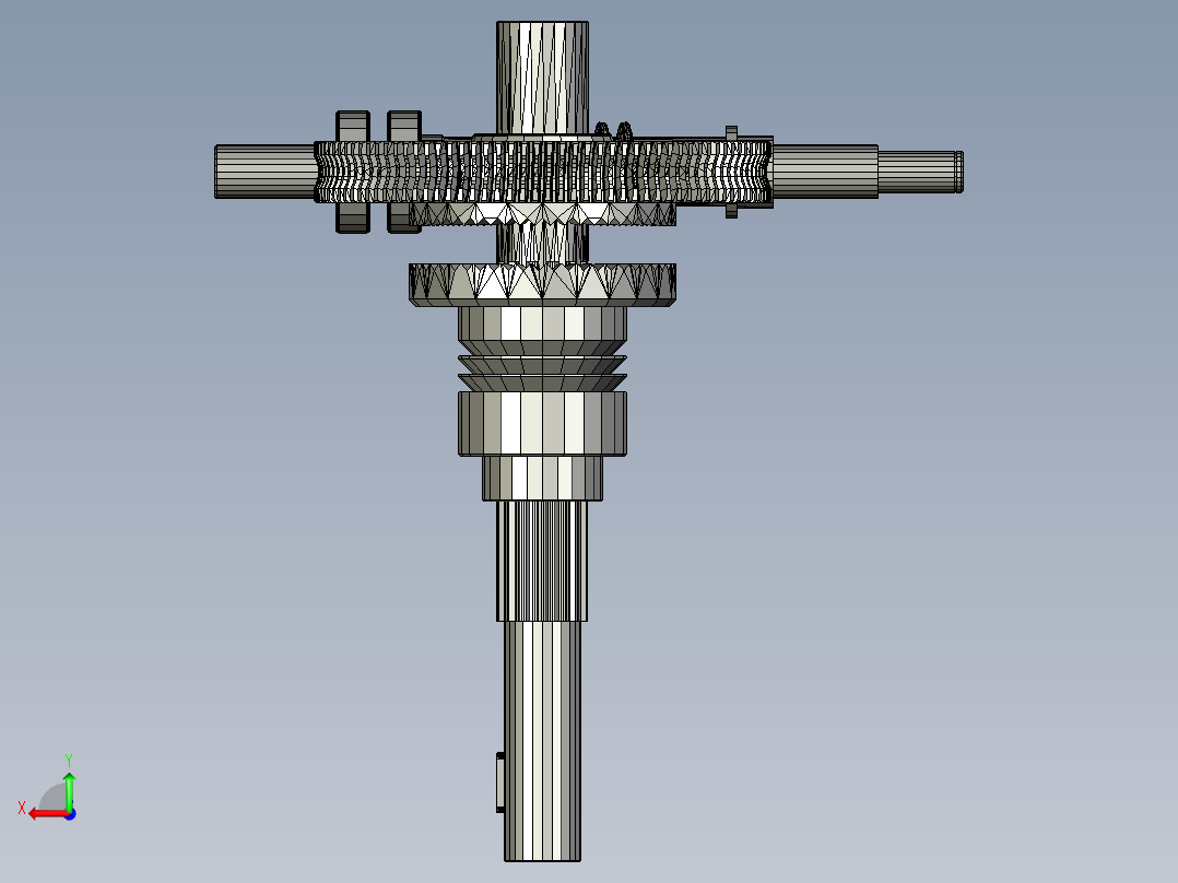 5_蜗轮蜗杆后视图