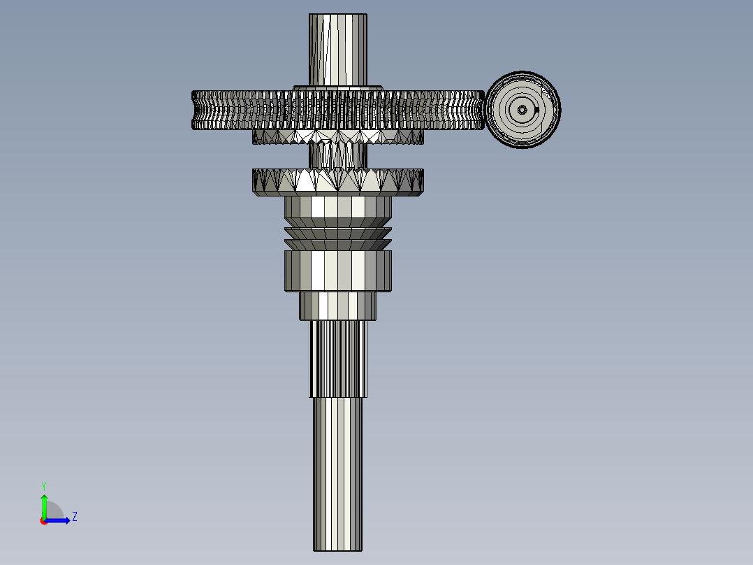 5_蜗轮蜗杆左视图