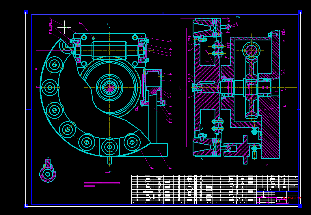 5A205--无换刀机械手刀库结构设计