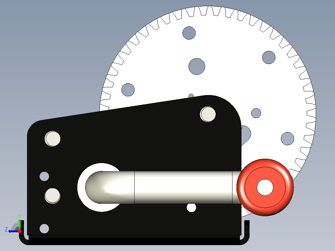 手动卷扬机--stl stp右视图