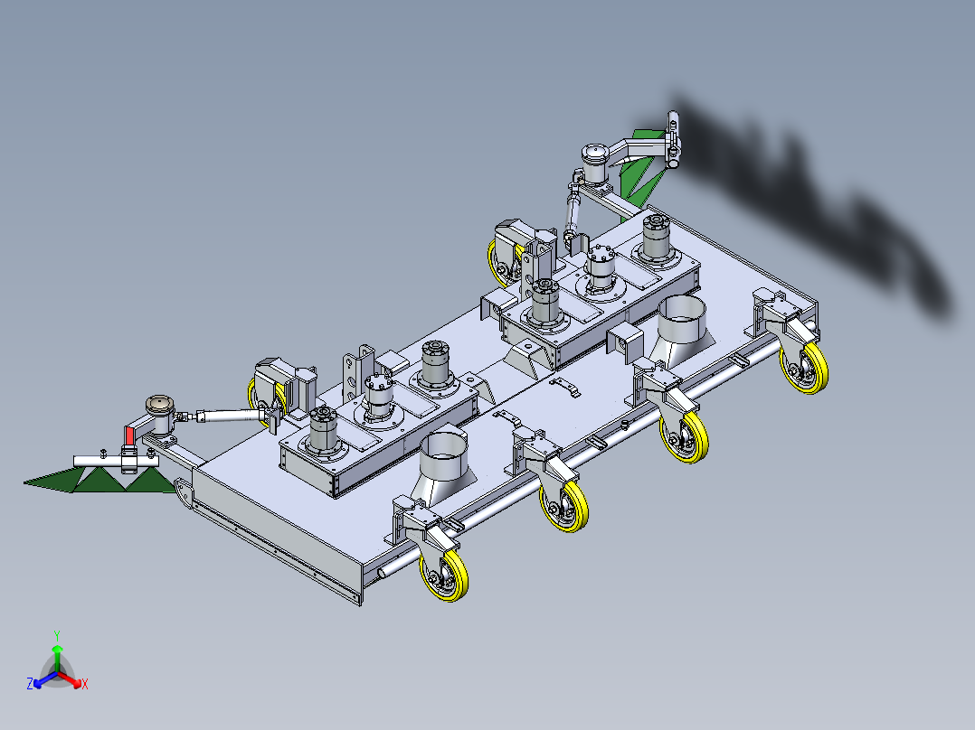 18t深度清洗车吸嘴正等轴测图