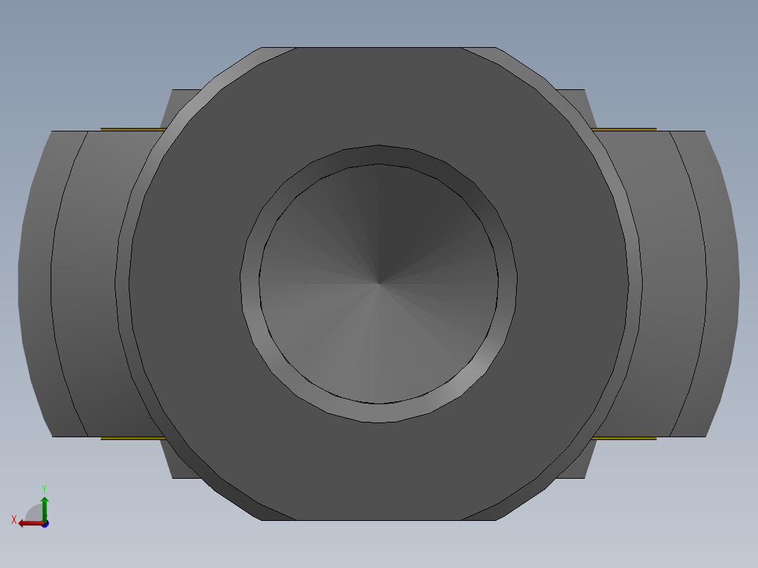 鱼眼接头F-M10X125U后视图