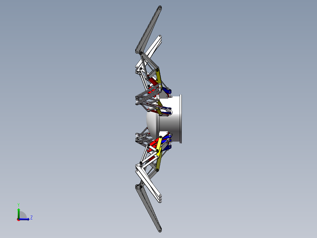 仿生蜘蛛机械SW三维==1264736==30左视图