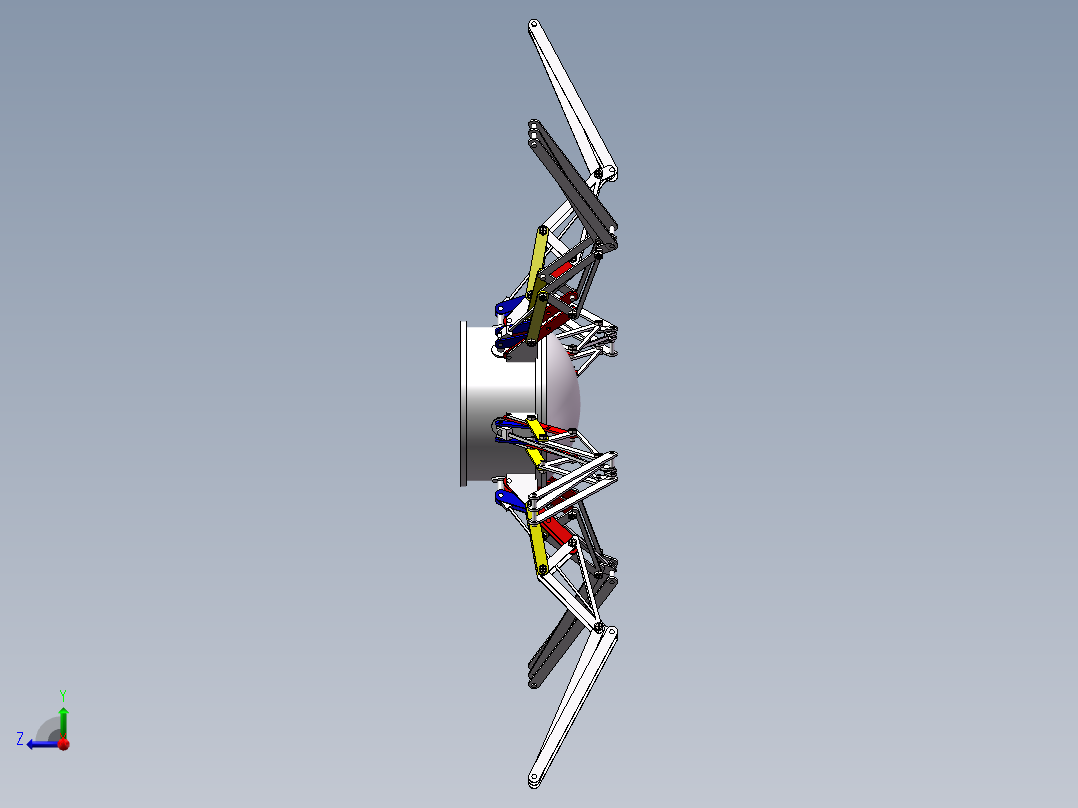 仿生蜘蛛机械SW三维==1264736==30右视图