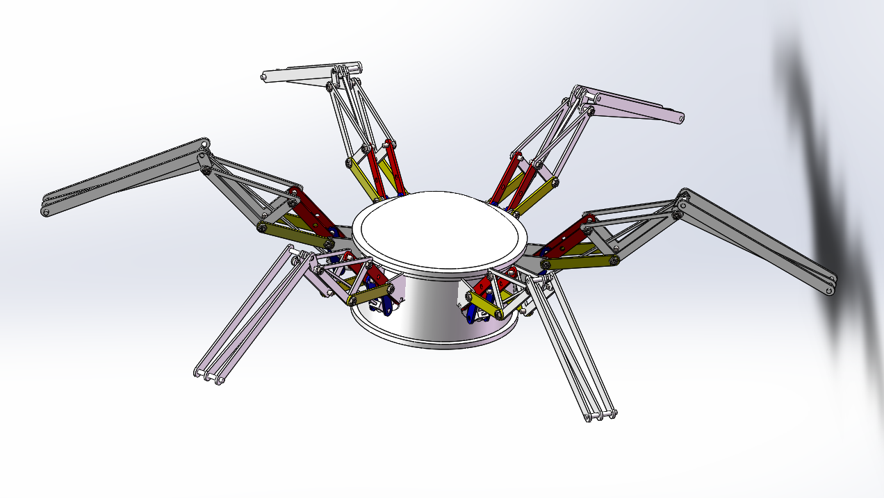 仿生蜘蛛机械SW三维==1264736==30