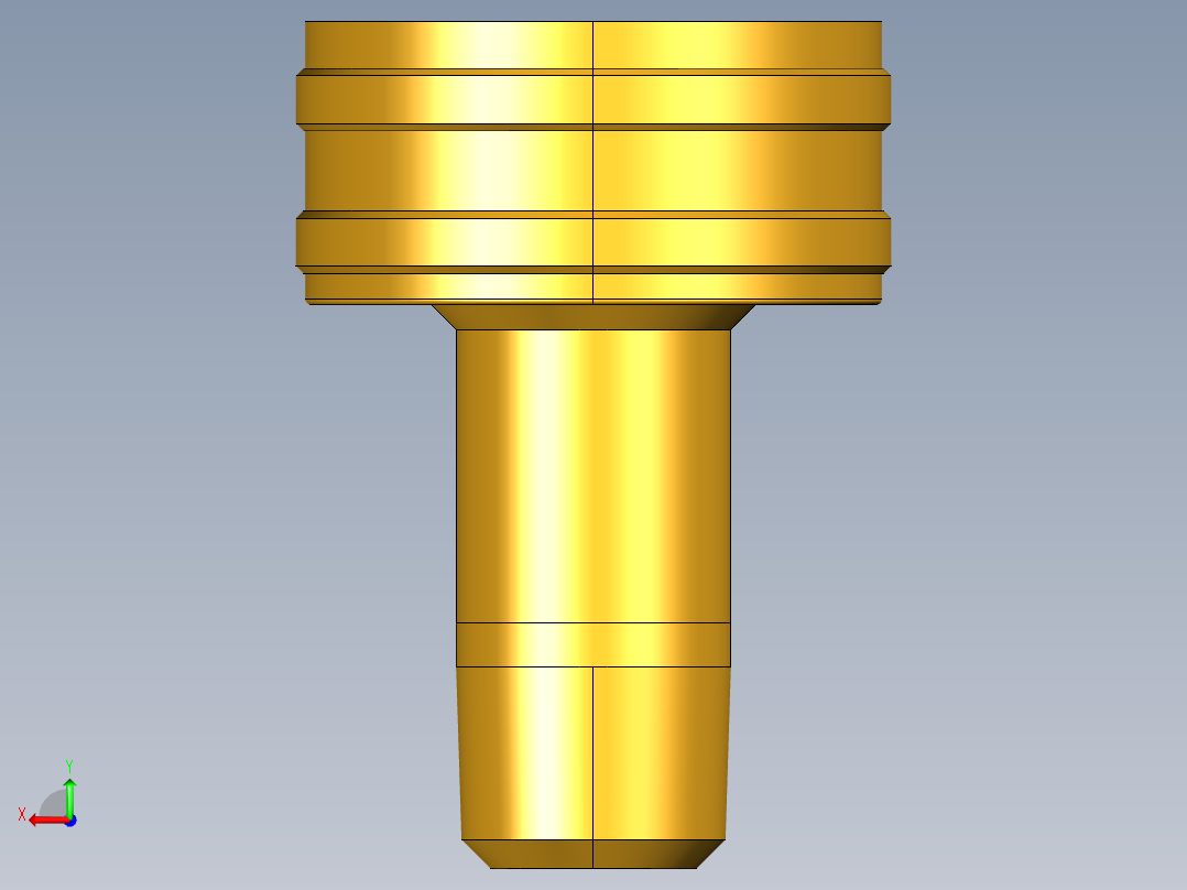 水管接头Swivel Connector Female Garden Hose to Male Pipe 88GH-12-4后视图