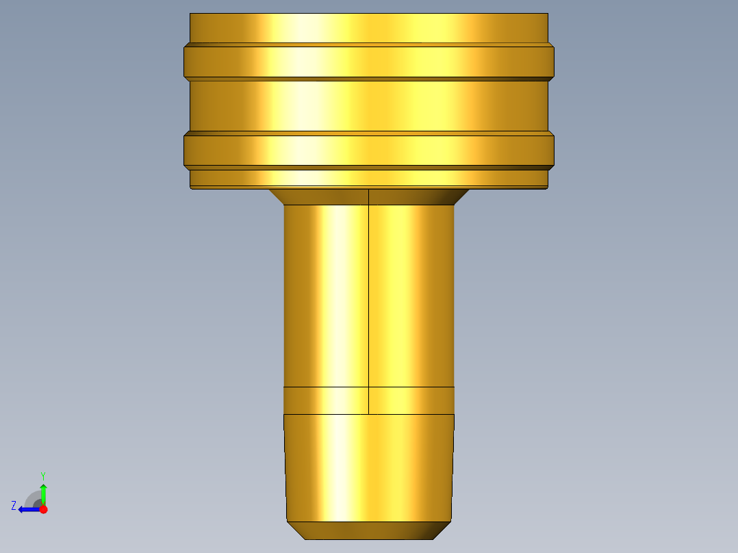 水管接头Swivel Connector Female Garden Hose to Male Pipe 88GH-12-4右视图