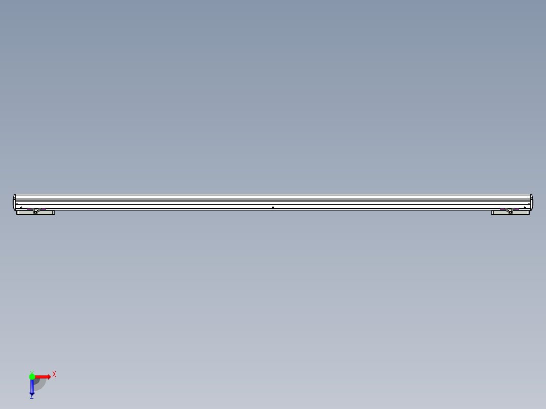 威洛博LC系列3d模型模组2LC14S1Y-S1800俯视图