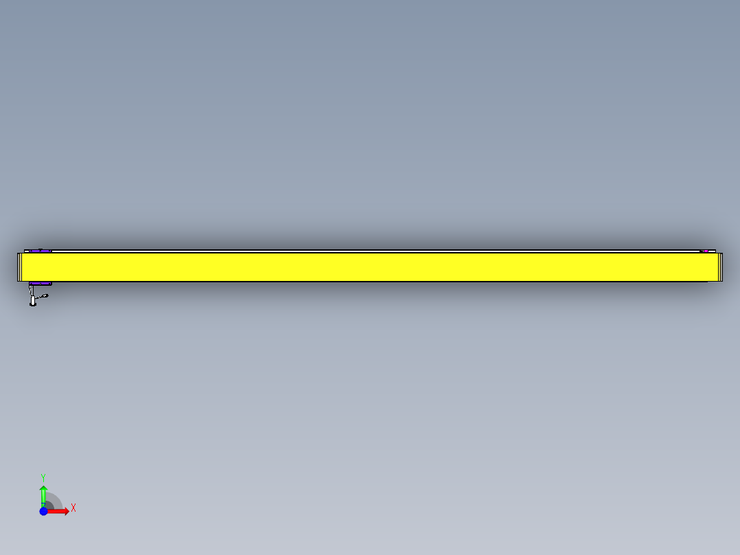 威洛博VL系列直线电机模组-VL14S1-S3250前视图