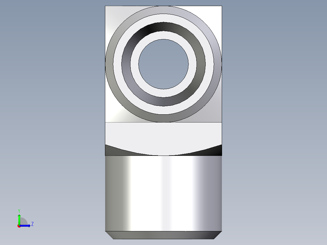 卡套式工业通用硬管接头EO_Union_tee_T08LCFX左视图