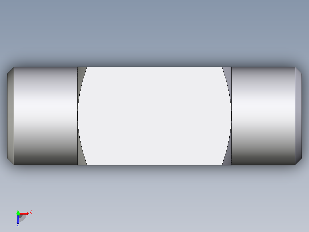 卡套式工业通用硬管接头EO_Union_tee_T08LCFX俯视图
