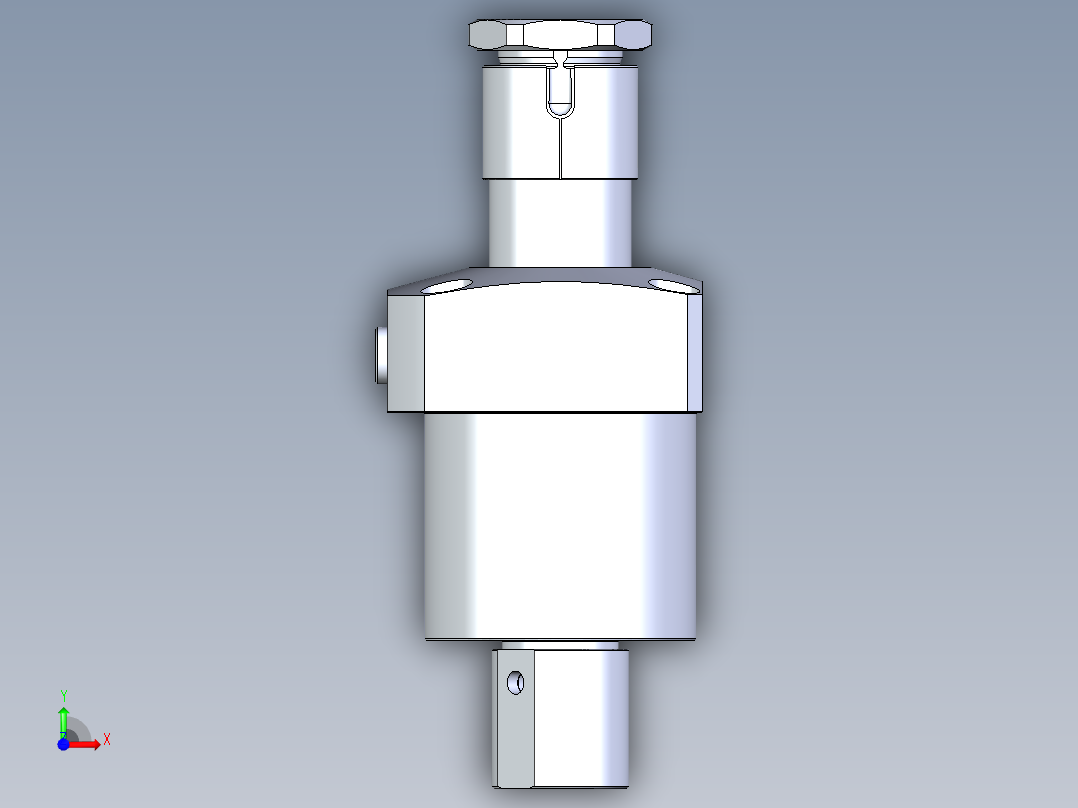 KOSMEKLHA1050-CRN多系列多零件图纸模型前视图