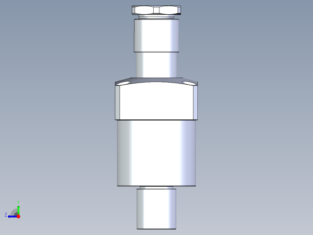 KOSMEKLHA1050-CRN多系列多零件图纸模型右视图