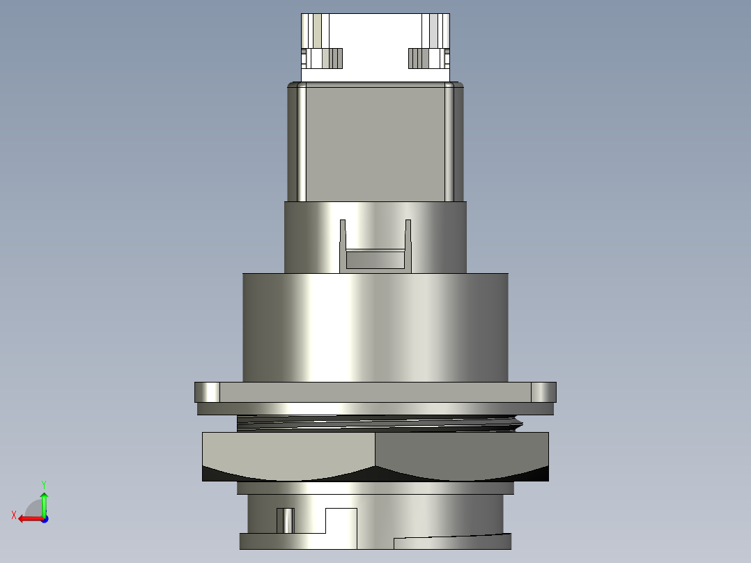 HDMI 面板连接器hdmi-panel-connector-dcp-hdmib-f-STP X_T后视图