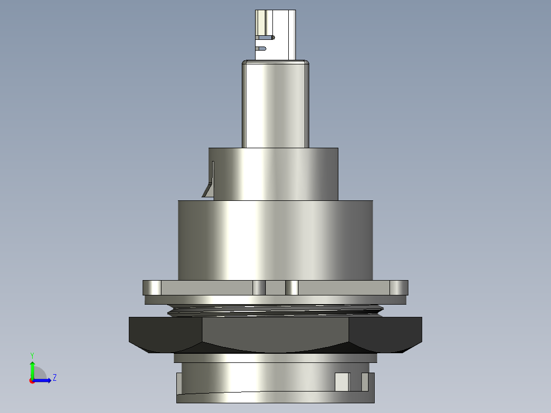 HDMI 面板连接器hdmi-panel-connector-dcp-hdmib-f-STP X_T左视图