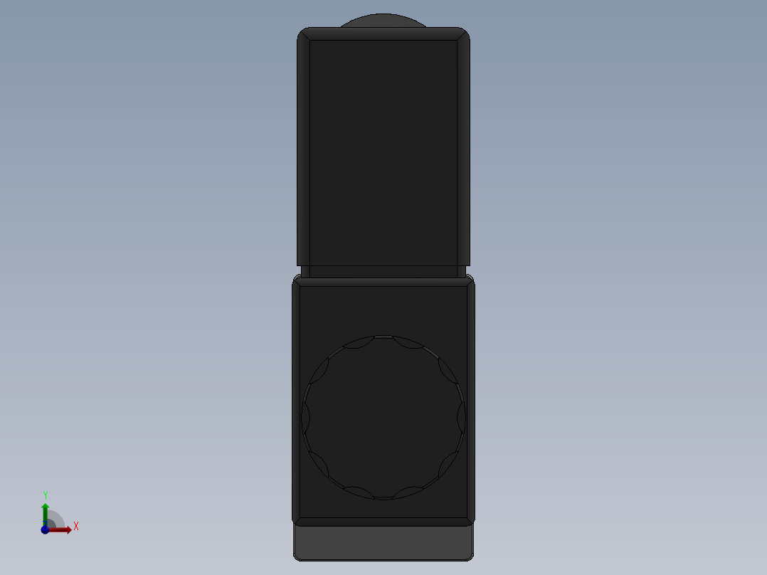 各种 电磁阀，油缸，气缸，汇流板 solidworks模型前视图
