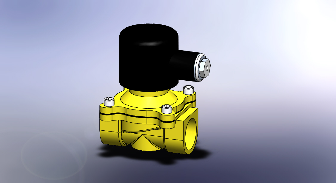 各种 电磁阀，油缸，气缸，汇流板 solidworks模型