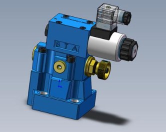 各种 电磁阀，油缸，气缸，汇流板 solidworks模型