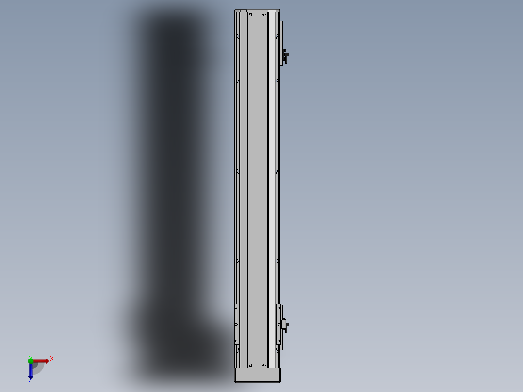 精密模组MY100-T10-600L-BM-P20B-C4-C俯视图
