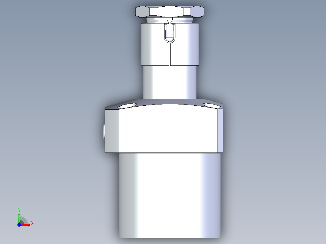 KOSMEKLHA1050-GR多系列多零件图纸模型前视图